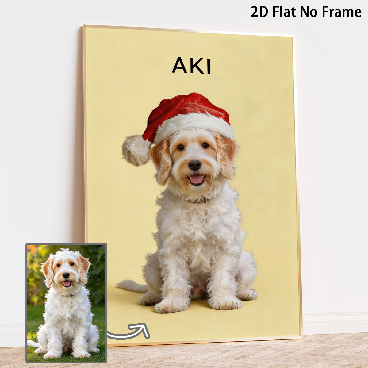 Pet Portrait Custom - Pôsteres personalizados para animais de estimação,
