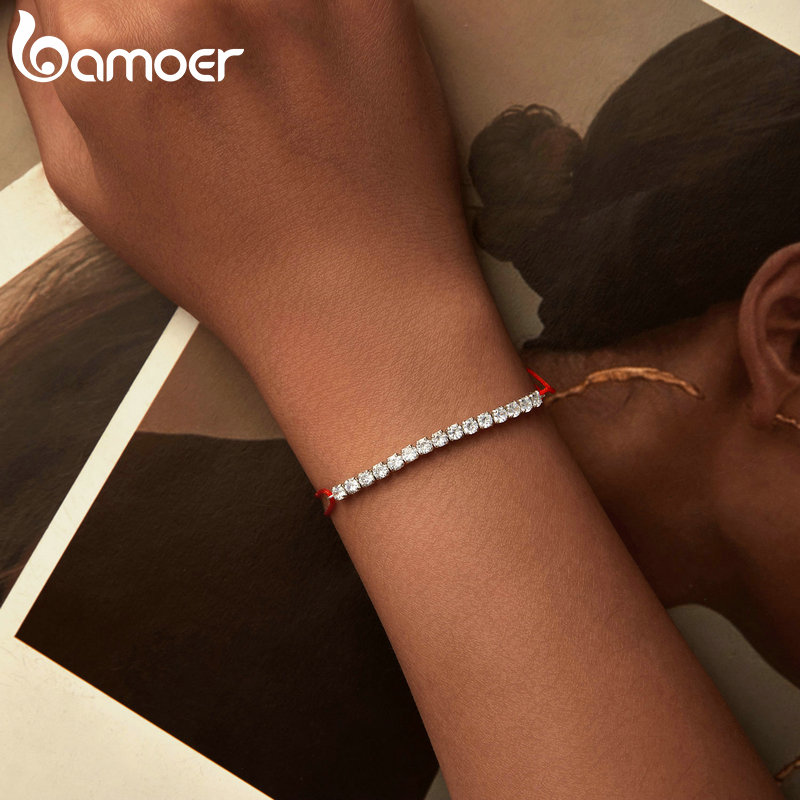BAMOER-925 Sterling Silver Luc - Coordinates Bracelet avaliação e preço