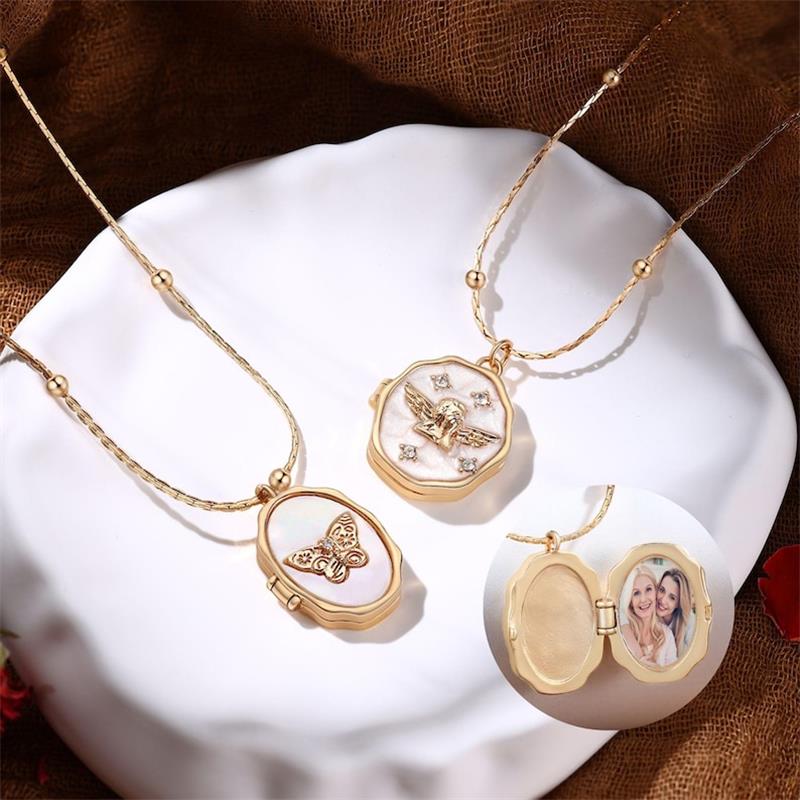 Colar Medalhão Anjo Personaliz - Birth Flower Necklace avaliação e preço
