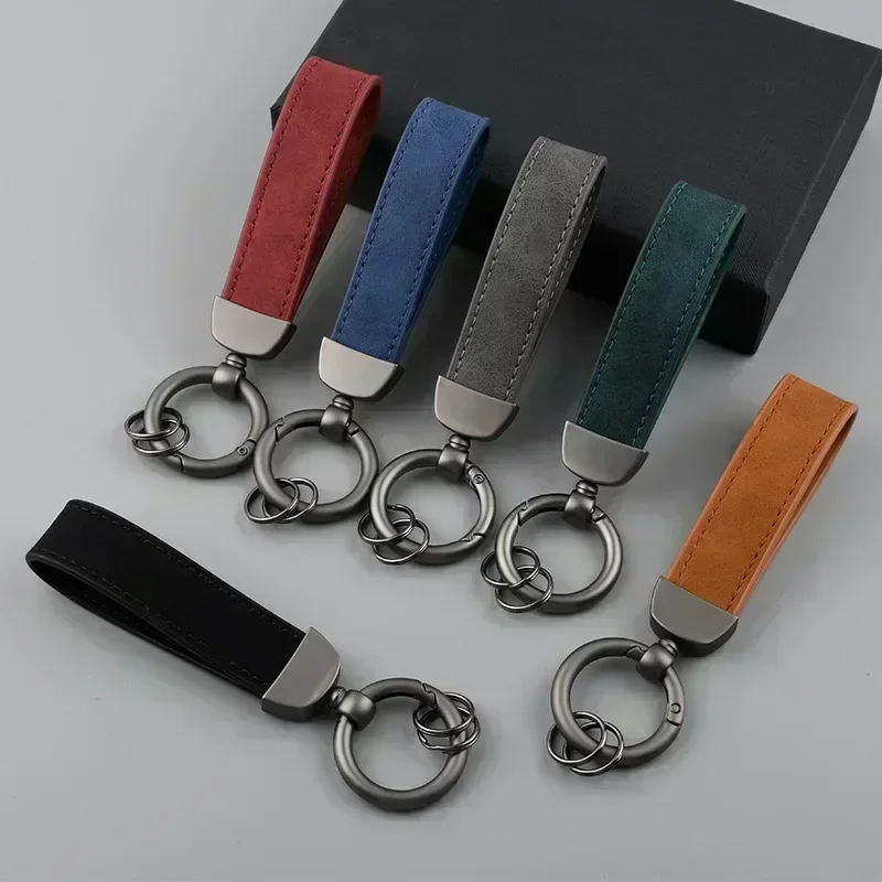 Chaveiro de Couro Nubuck com G - Initial Ring Custom avaliação e preço