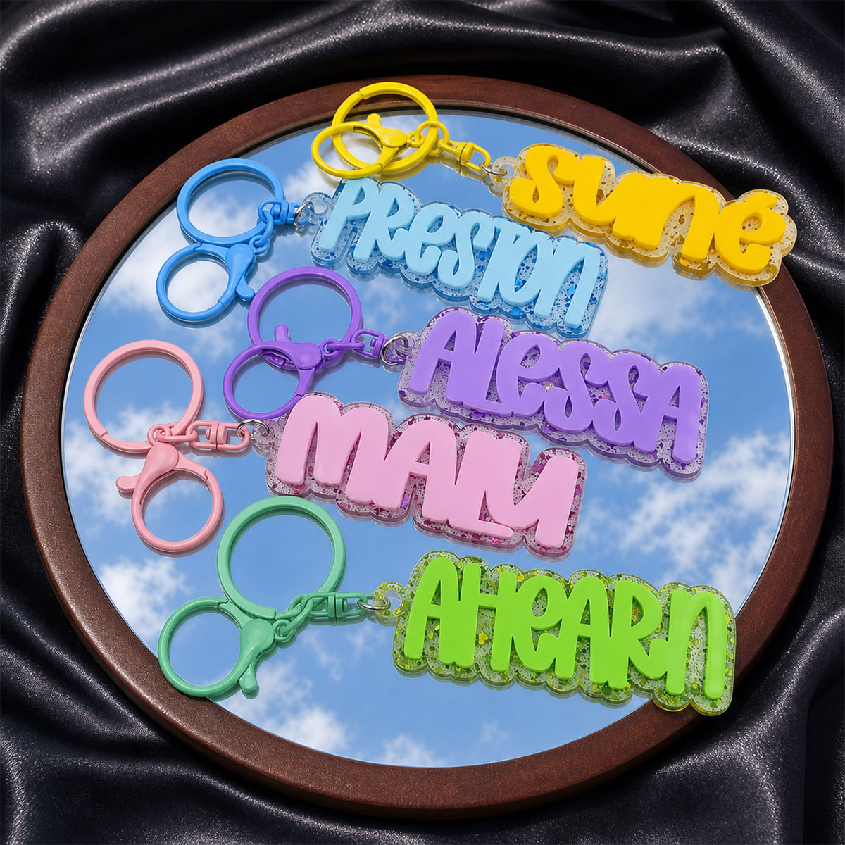Chaveiro de Acrílico Personali - Initial Ring Custom avaliação e preço
