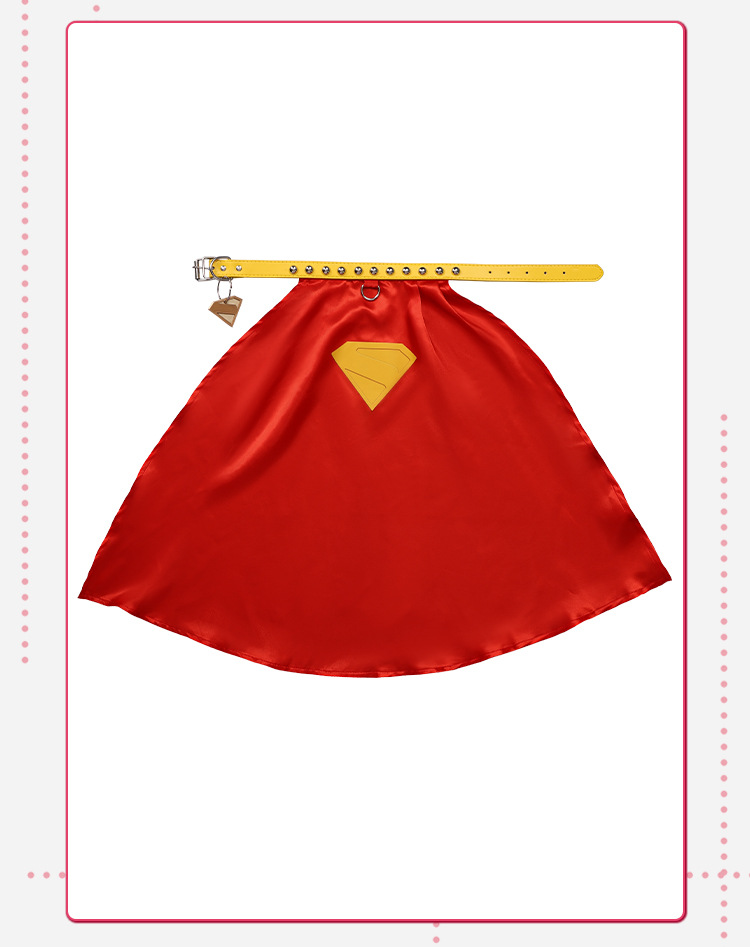 Capa de Cosplay Vermelha Krypt - Pet Portrait Custom avaliação e preço